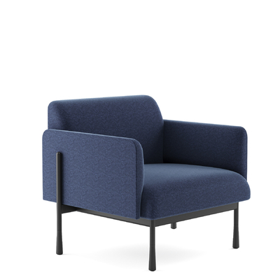 Modern Design Single Seater Sofa For Office , Cozy Fabric Single Sofa Armchair