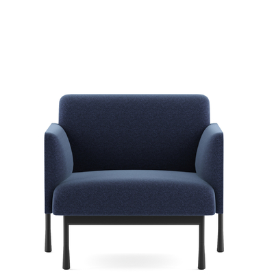Modern Design Single Seater Sofa For Office , Cozy Fabric Single Sofa Armchair