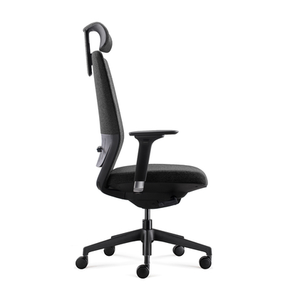 Double Layer Modern Mesh Back Office Chair With Wheels Adjustable Lumbar Support