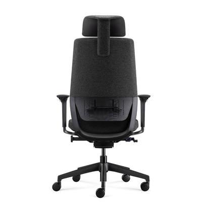 Double Layer Modern Mesh Back Office Chair With Wheels Adjustable Lumbar Support