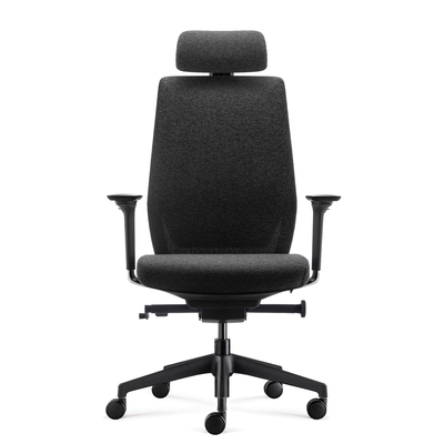 Double Layer Modern Mesh Back Office Chair With Wheels Adjustable Lumbar Support