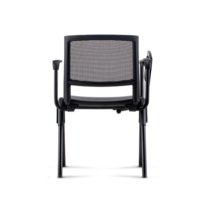 Stackable Ergonomic Mesh Back Office Guest Chair For Meeting Room Waiting Room